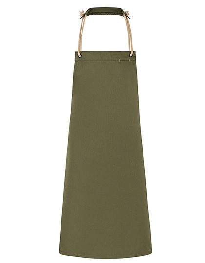 Karlowsky | Apron New-Nature - moss green (cca pantone 7764c), 70 x 85 cm
