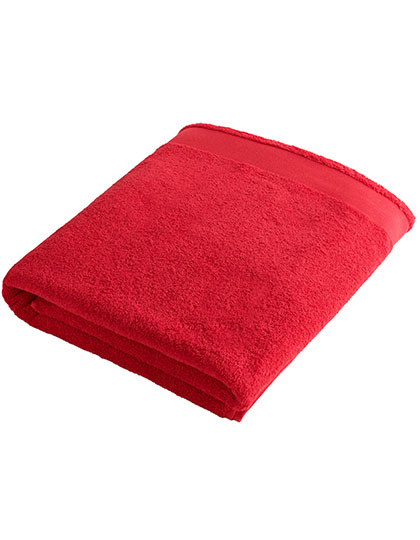 L-merch | First Class Beach Towel - red, 180 x 100 cm