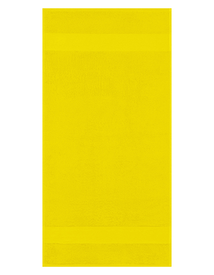 L-merch | Hand Towel - yellow, 100 x 50 cm