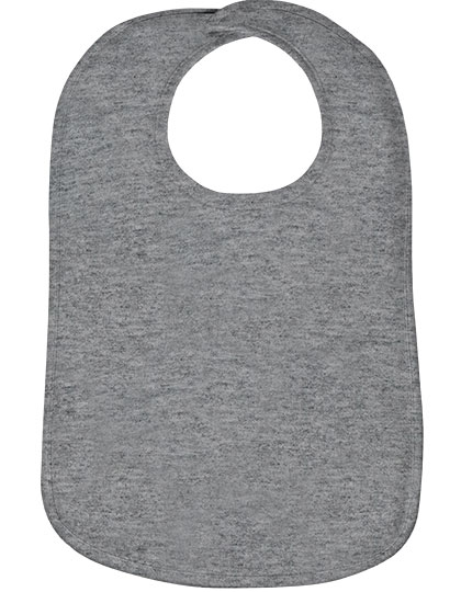 Link Kids Wear | Organic Baby Bib Olli 01 - heather grey, Univerzální