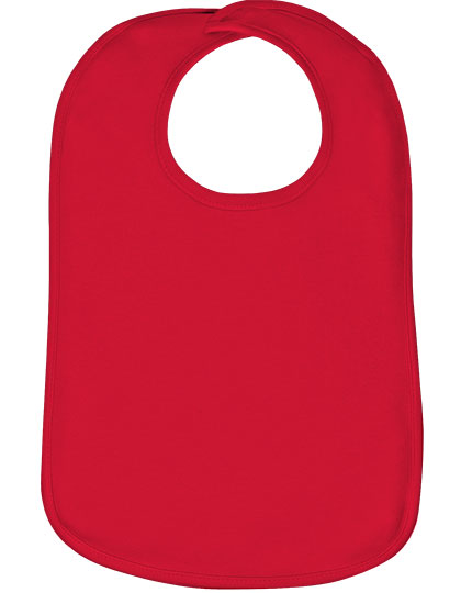 Link Kids Wear | Organic Baby Bib Olli 01 - red, Univerzální
