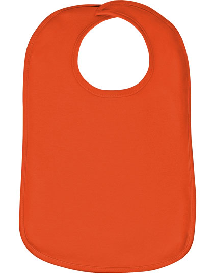 Link Kids Wear | Organic Baby Bib Olli 01 - orange, Univerzální