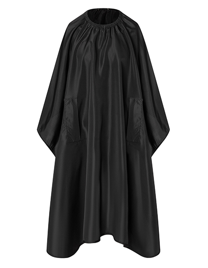 Karlowsky | Water-Repellent Cutting Cape With Hand Grips - black (cca pantone 419c), 130 x 150 cm