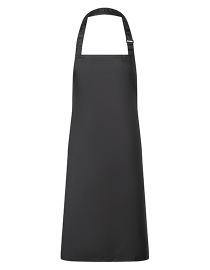 Karlowsky | Waterproof Bib Apron With Buckle - black (cca pantone 419c), 72 x 86 cm