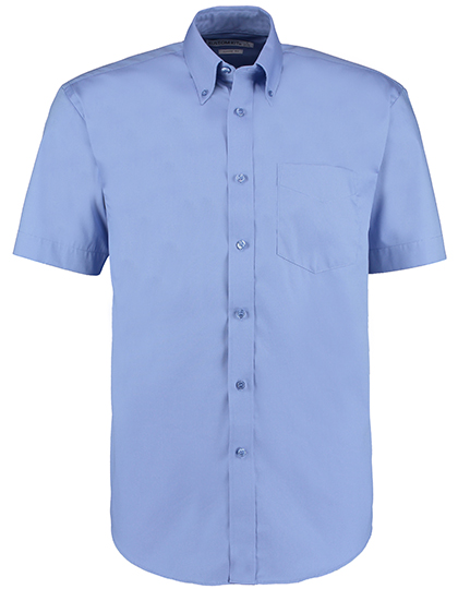Kustom Kit | Men´s Classic Fit Premium Oxford Shirt KR - mid blue,