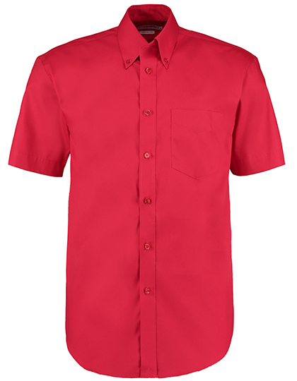 Kustom Kit | Men´s Classic Fit Premium Oxford Shirt KR - red,