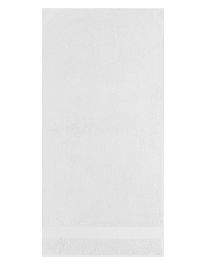 L-merch | First Class Shower Towel - white, 140 x 70 cm