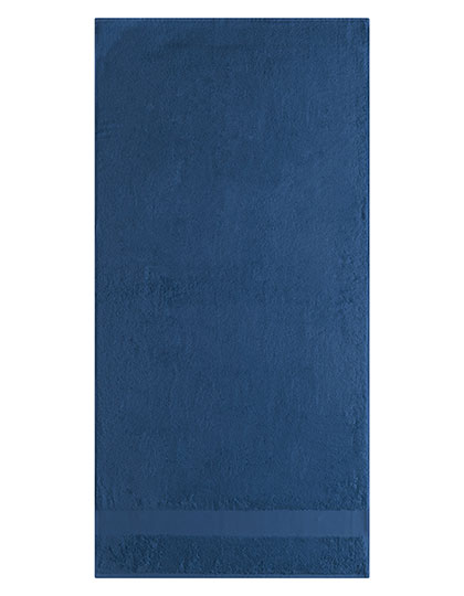 L-merch | First Class Shower Towel - navy, 140 x 70 cm