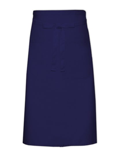 Link Kitchen Wear | Cook´s Apron With Pocket - navy, 70 x 120 cm