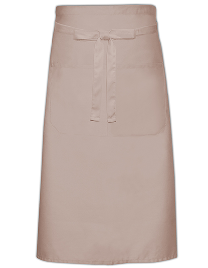 Link Kitchen Wear | Cook´s Apron With Pocket - sand, 70 x 120 cm
