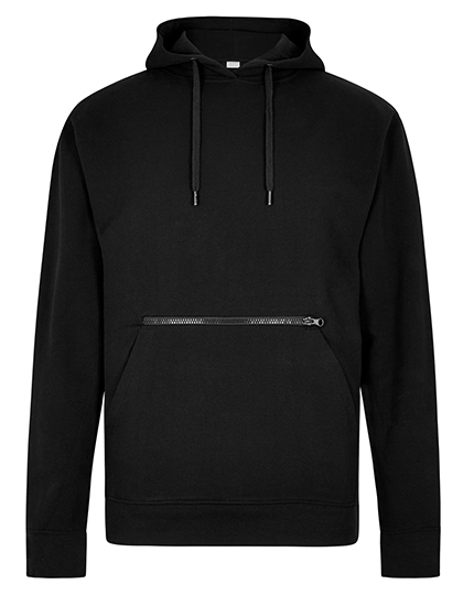Kustom Kit | Regular Fit Pique Hoodie with Zipped Pocket