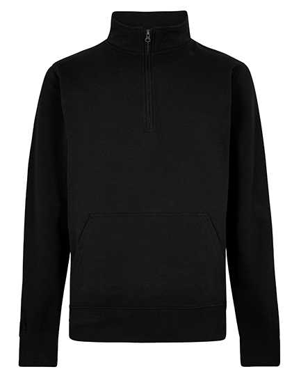Kustom Kit | Regular Fit 1/4 Zip Pique Sweatshirt