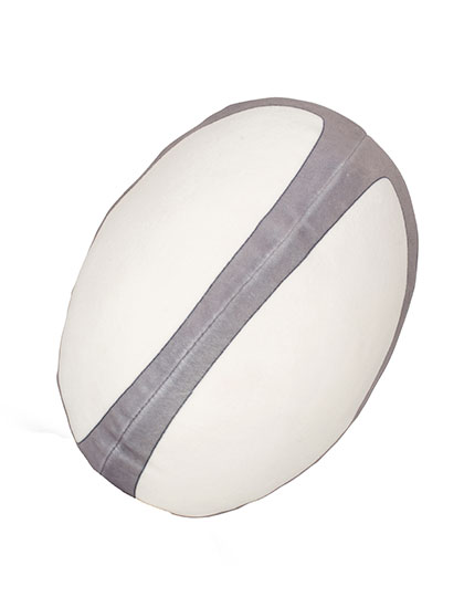 Mumbles | Zippie Rugby Ball - white / grey, M