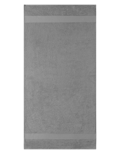 L-merch | Shower Towel - grey, 140 x 70 cm