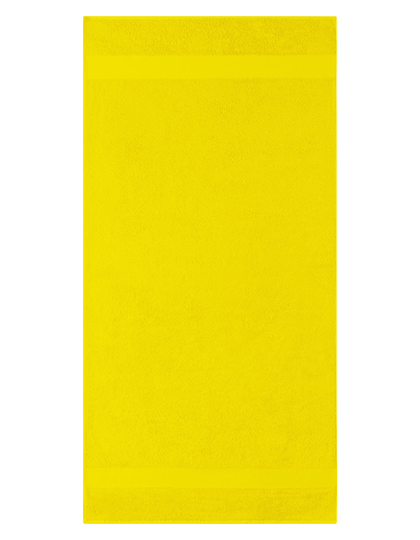 L-merch | Shower Towel - yellow, 140 x 70 cm