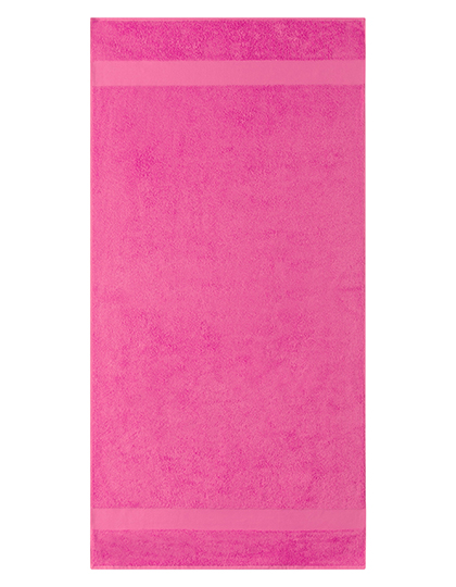 L-merch | Shower Towel - pink, 140 x 70 cm