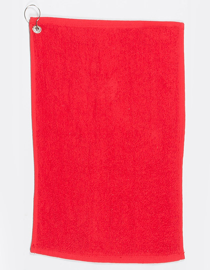 Towel City | Luxury Golf Towel - red, 30 x 50 cm