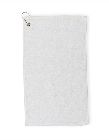 Towel City | Luxury Golf Towel - white, 30 x 50 cm