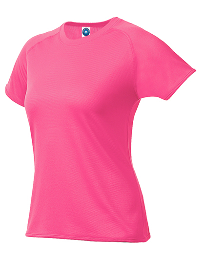 Starworld | Ladies´ Sport T-Shirt - fluorescent pink,