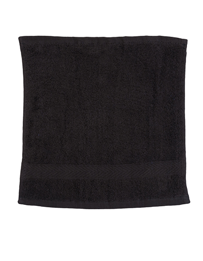 Towel City | Luxury Face Cloth - black, 30 x 30 cm