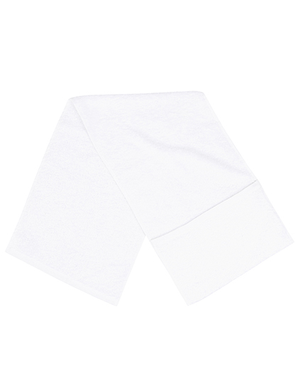 Towel City | Pocket Gym Towel - white, 30 x 100 cm