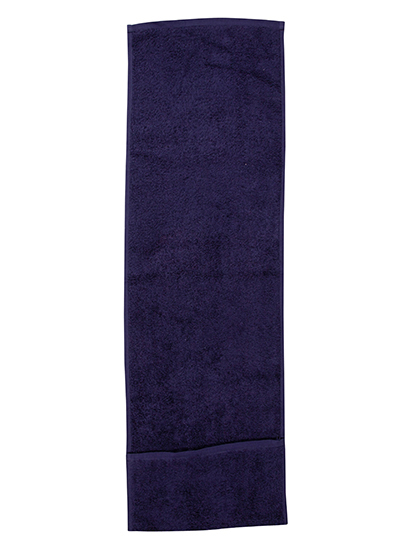 Towel City | Pocket Gym Towel - navy, 30 x 100 cm