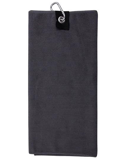 Towel City | Microfibre Golf Towel - steel grey, 40 x 55 cm