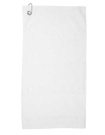 Towel City | Golf Towel - white, 30 x 60 cm