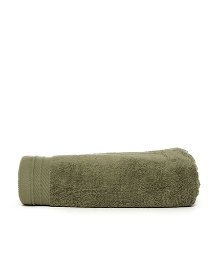 The One Towelling® | Organic Towel - olive green, 50 x 100 cm