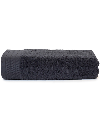 The One Towelling® | Organic Beach Towel - anthracite, 100 x 180 cm