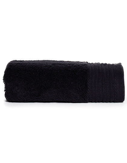 The One Towelling® | Deluxe Towel 50 - black, 50 x 100 cm