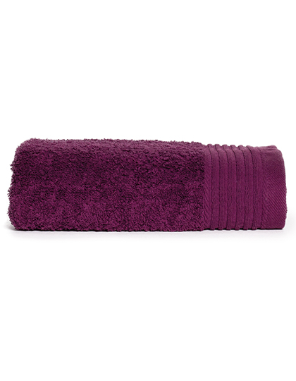 The One Towelling® | Deluxe Towel 50 - plum, 50 x 100 cm