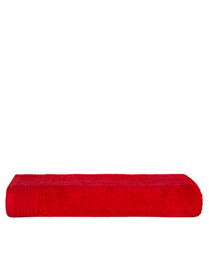 The One Towelling® | Classic Beach Towel - red, 100 x 180 cm