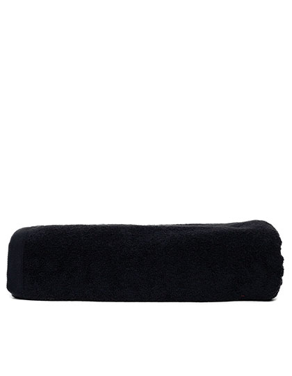The One Towelling® | Super Size Towel - black, 100 x 210 cm