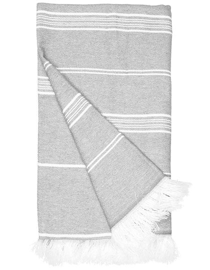 The One Towelling® | Hamam Towel - ash grey, 100 x 180 cm