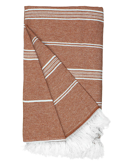 The One Towelling® | Hamam Towel - rust orange, 100 x 180 cm