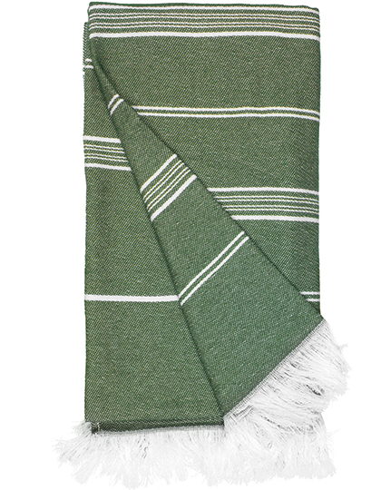 The One Towelling® | Hamam Towel - olive green, 100 x 180 cm