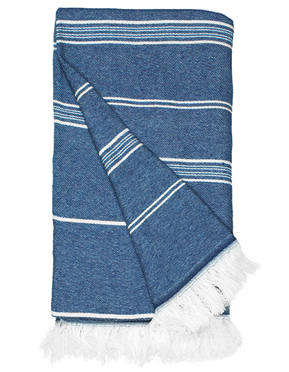 The One Towelling® | Hamam Towel - navy blue, 100 x 180 cm