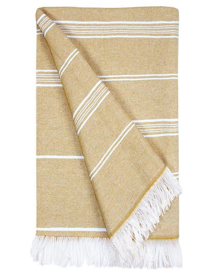 The One Towelling® | Hamam Towel - beige, 100 x 180 cm