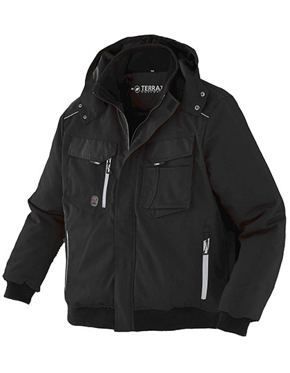 Terrax Workwear | Men´s Pilot Jacket - black,