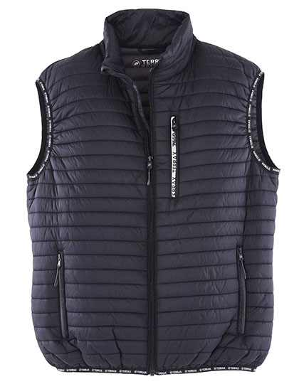 Terrax Workwear | Men´s Quilted Vest - black / anthracite,