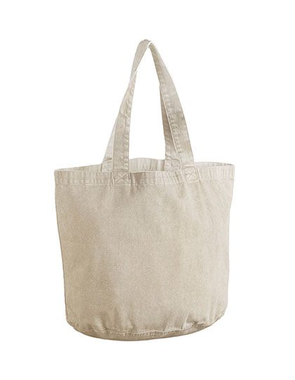 Westford Mill | Garment Dyed Shopper - vintage sand, 38,5 x 34 x 22 cm