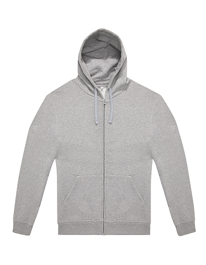 B&C | ID.334 Zip Hood - sport grey (heather),