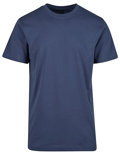 Tričko s krátkým rukávem Build Your Brand T-Shirt Round Neck - vintage blue,