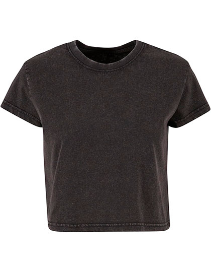 Build Your Brand | Ladies Vintage Cropped Tee