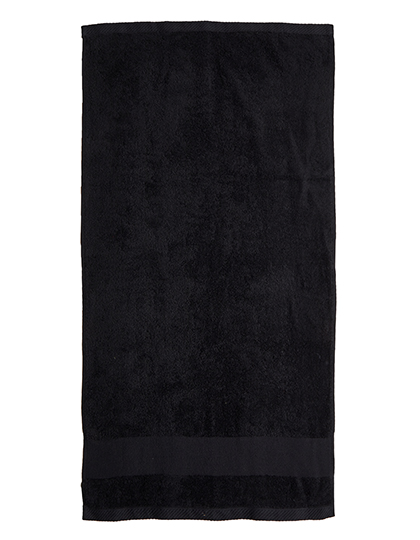 Fair Towel | Organic Cozy Bath Sheet - black, 100 x 150 cm