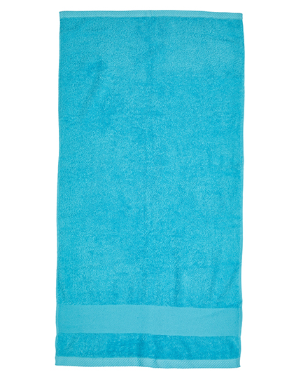 Fair Towel | Organic Cozy Bath Sheet - turquoise, 100 x 150 cm