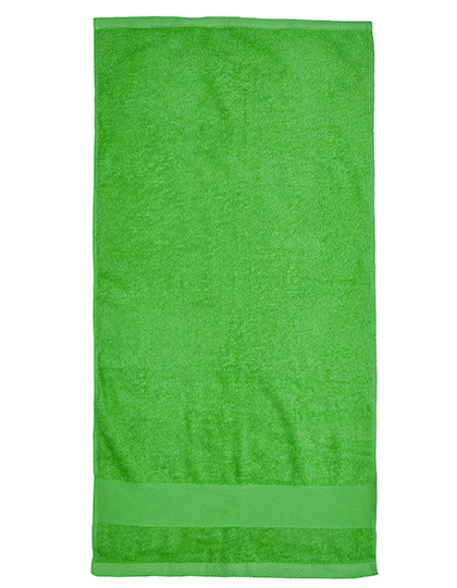 Fair Towel | Organic Cozy Bath Sheet - grass green, 100 x 150 cm