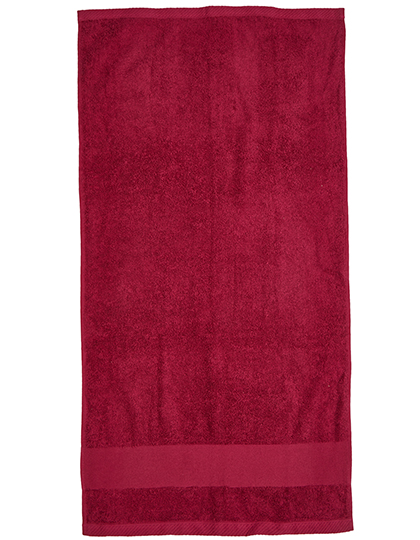 Fair Towel | Organic Cozy Bath Towel - burgundy, 70 x 140 cm