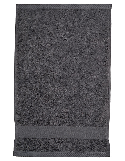 Fair Towel | Organic Cozy Guest Towel - dark grey, 30 x 50 cm